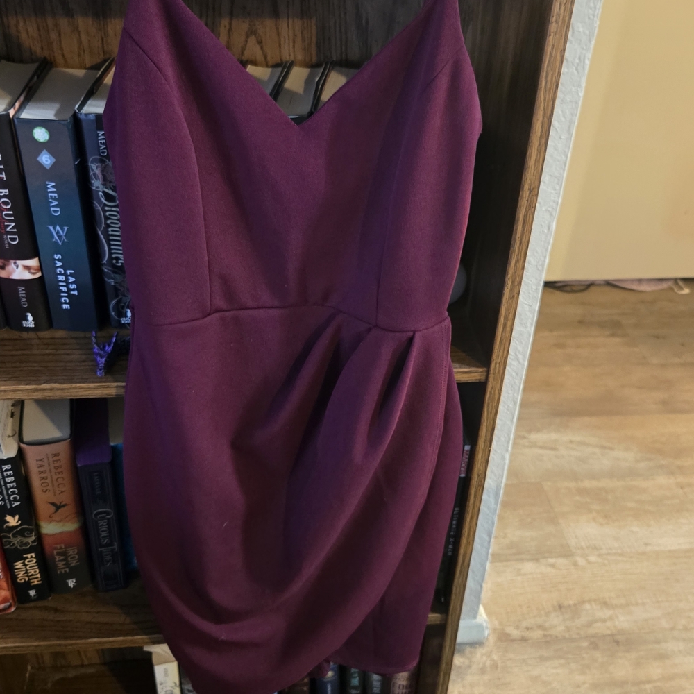 Lulu's Deep Purple Mini Dress